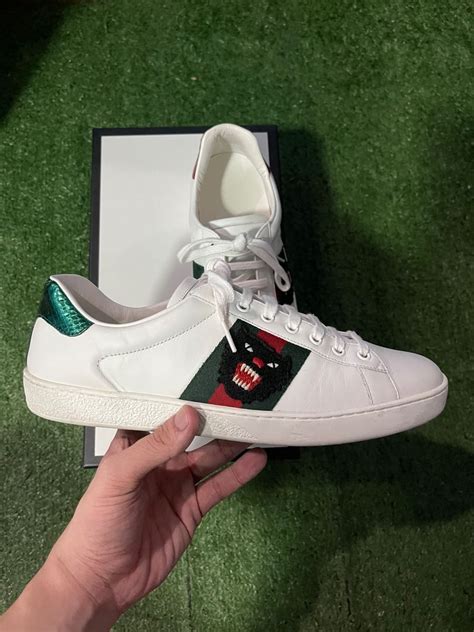 gucci aces panther|Gucci Ace Sneakers .